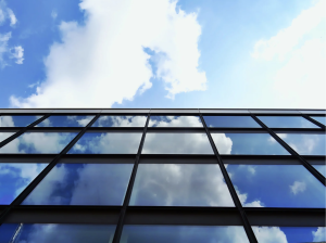 glare-reducing window film